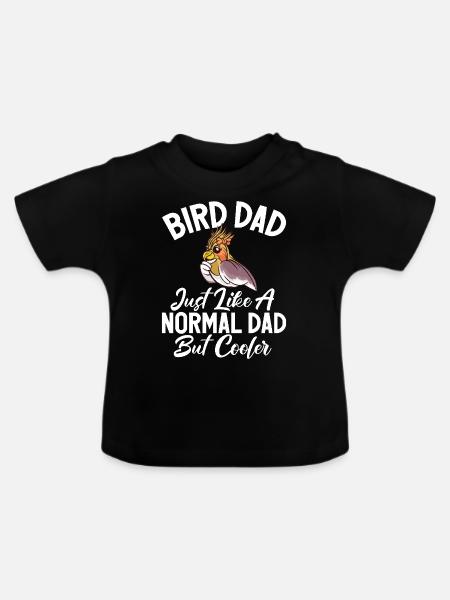 Cockatiel Gifts - Baby Bio-T-Shirt mit Rundhals - Schwarz