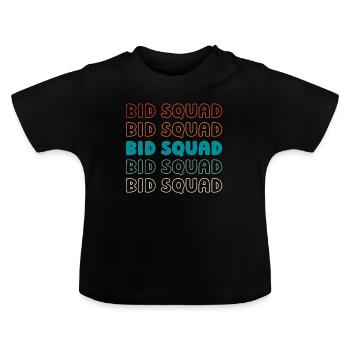 Escouade de - T-shirt bio col rond Bébé - noir - Devant