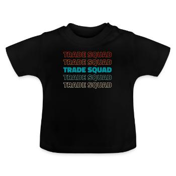 Spiritual cadres - Baby Organic T-Shirt with Round Neck - black - Front
