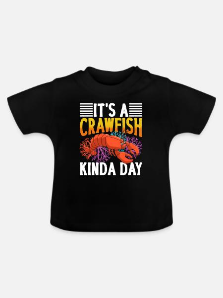 Crawfish Gifts - Baby Bio-T-Shirt mit Rundhals - Schwarz
