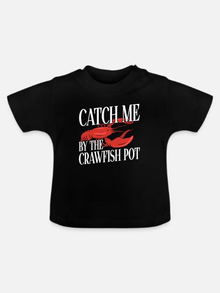 Crawfish Gifts - Baby Bio-T-Shirt mit Rundhals - Schwarz
