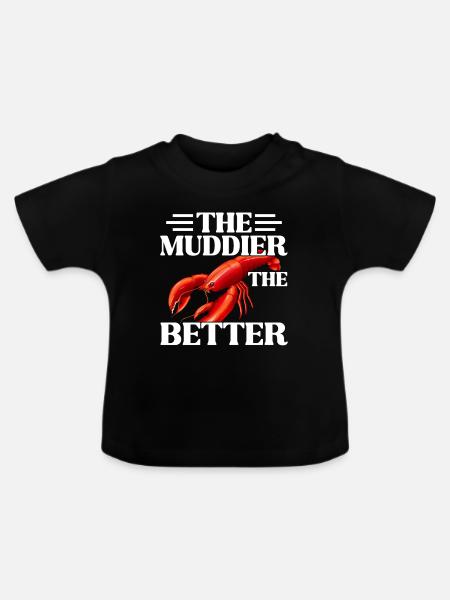 Crawfish Gifts - Baby Bio-T-Shirt mit Rundhals - Schwarz