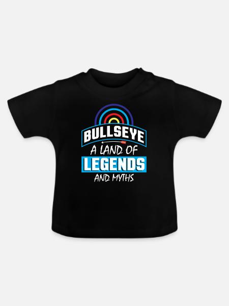 Bogenschießen Bogenschütze - Baby Bio-T-Shirt mit Rundhals - Schwarz
