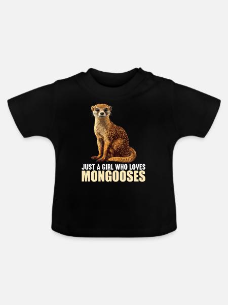 Mungos Mungo - Baby Bio-T-Shirt mit Rundhals - Schwarz