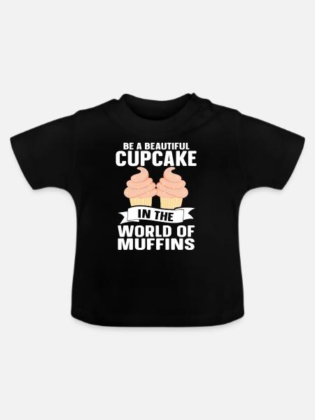 Baking Bakery Baker - Baby Bio-T-Shirt mit Rundhals - Schwarz