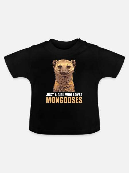 Mungos Mungo - Baby Bio-T-Shirt mit Rundhals - Schwarz
