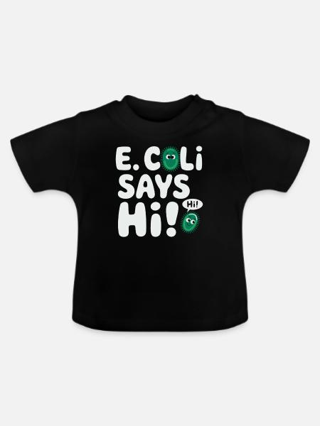 Microscope Enthusiast Lab Technician Science - Baby Bio-T-Shirt mit Rundhals - Schwarz