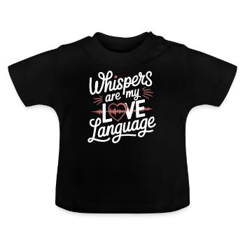 Asmr Creator Sensory Relaxation Calming - Baby Organic T-Shirt with Round Neck - black - Front