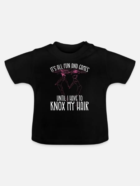 Synchronschwimmen Synchro Schwimmer - Baby Bio-T-Shirt mit Rundhals - Schwarz