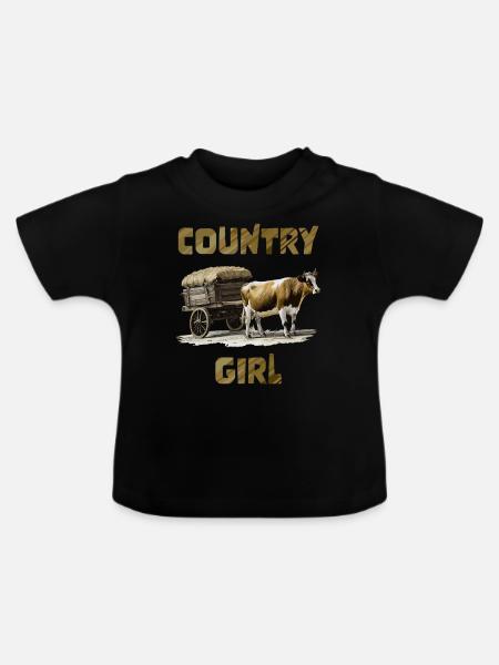 KUH WAGEN - Baby Bio-T-Shirt mit Rundhals - Schwarz