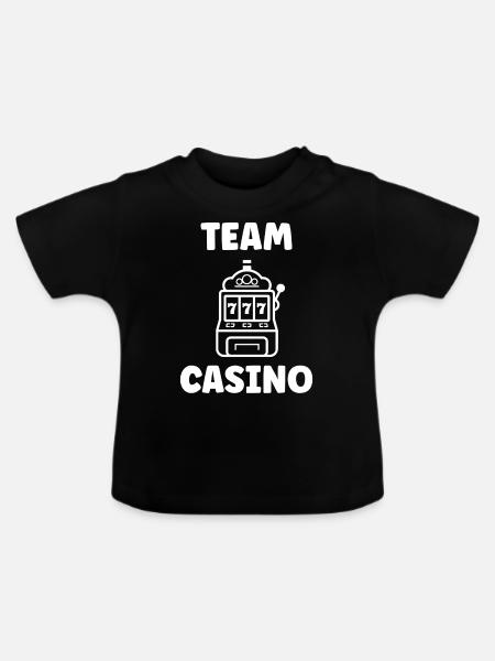Kasino - Baby Bio-T-Shirt mit Rundhals - Schwarz