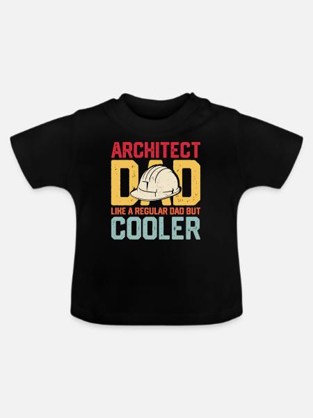 Architekt - Baby Bio-T-Shirt mit Rundhals - Schwarz