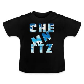 CHEMNITZ - Baby Bio-T-Shirt mit Rundhals - Schwarz - Vorne