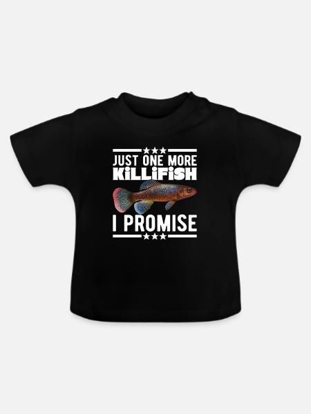Killifisch Eierlegender Zahnkrapfen Aquarium - Baby Bio-T-Shirt mit Rundhals - Schwarz