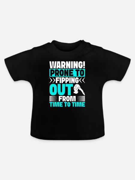 Kunstspringen Turmspringer Sprungbrett - Baby Bio-T-Shirt mit Rundhals - Schwarz