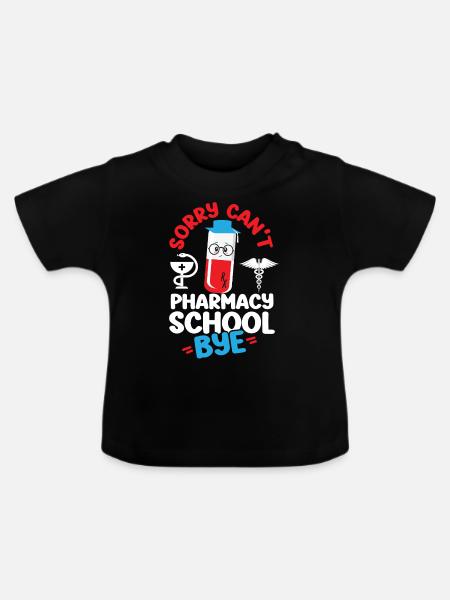 Pharmacy Tech Technician - Baby Bio-T-Shirt mit Rundhals - Schwarz
