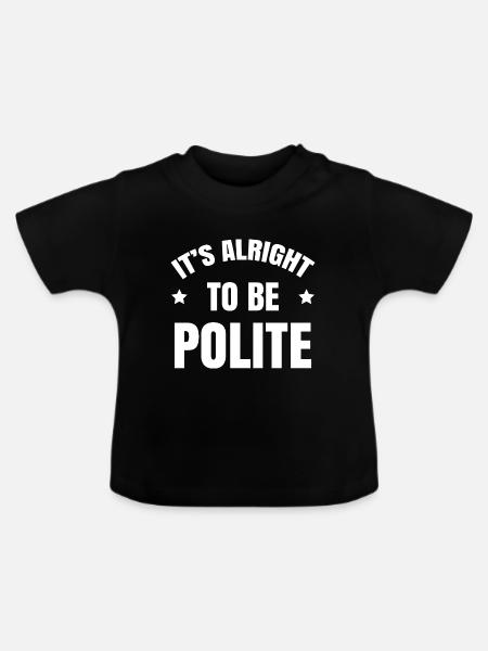 Mobbing-Prävention Mobbing-Bewusstseinsmonat - Baby Bio-T-Shirt mit Rundhals - Schwarz