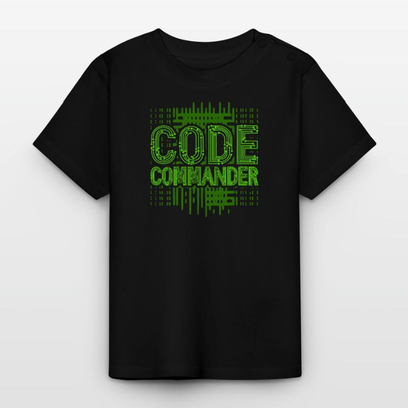 Network Administrator Code Commander Baby Organic T-Shirt with Round Neck