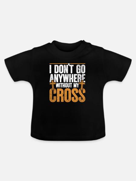 Kaplan Kleriker Pfarrer - Baby Bio-T-Shirt mit Rundhals - Schwarz