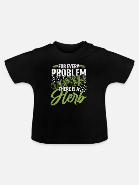 Smudging Wohnung Ausräuchern - Baby Bio-T-Shirt mit Rundhals - Schwarz