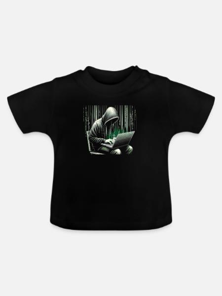 Programmierer Programmieren Informatik - Baby Bio-T-Shirt mit Rundhals - Schwarz