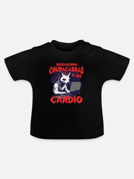 Chupacabra Kryptid Kryptozoologie - Baby Bio-T-Shirt mit Rundhals - Schwarz