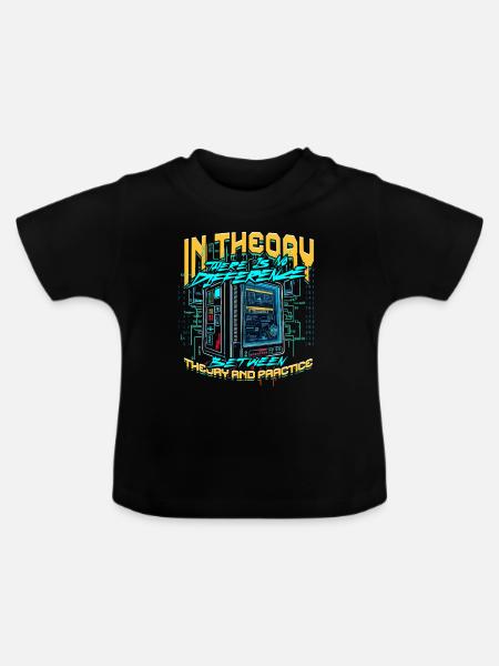 Theoretical Computer Scientist - Baby Bio-T-Shirt mit Rundhals - Schwarz