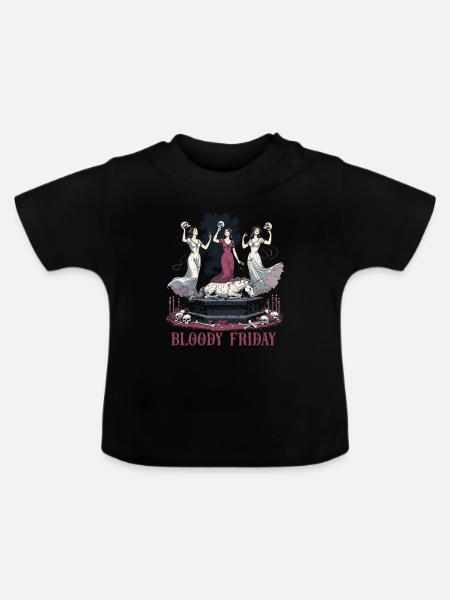 Okkultismus Dämonologie Tarot - Baby Bio-T-Shirt mit Rundhals - Schwarz