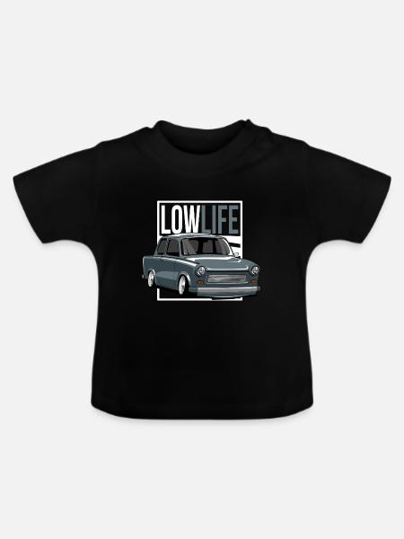 Low Life - Baby Bio-T-Shirt mit Rundhals - Schwarz