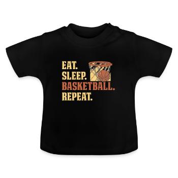 Manger - T-shirt bio col rond Bébé - noir - Devant