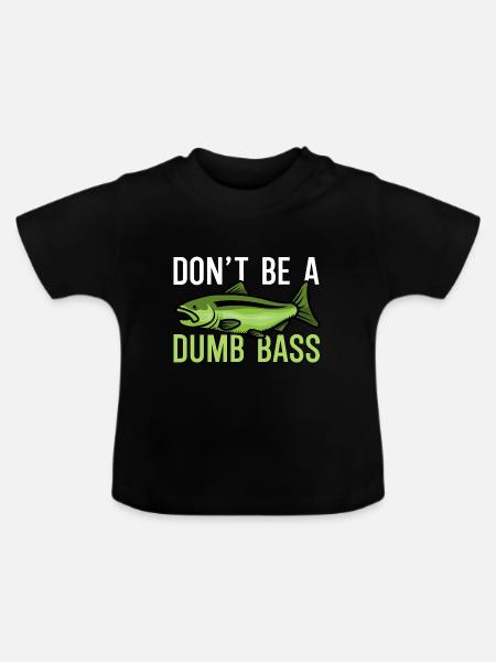 Sei kein Dumping-Bass - Baby Bio-T-Shirt mit Rundhals - Schwarz