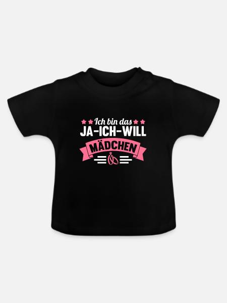 Braut Junggesellenabschied Junggesellinnenabschied - Baby Bio-T-Shirt mit Rundhals - Schwarz