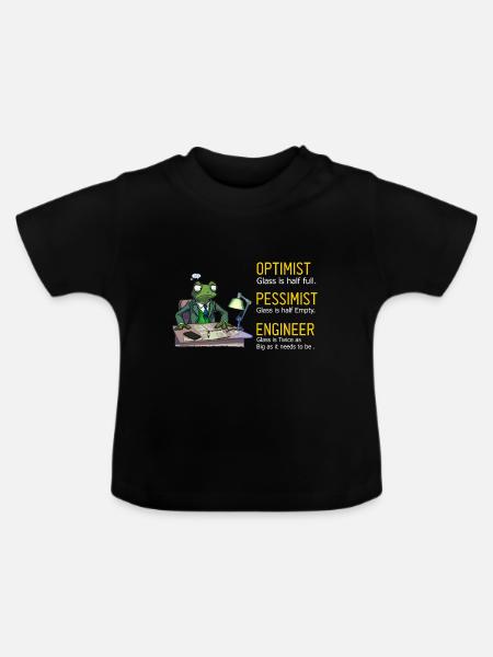 Kernenergie Spruch für Kernenergie - Baby Bio-T-Shirt mit Rundhals - Schwarz
