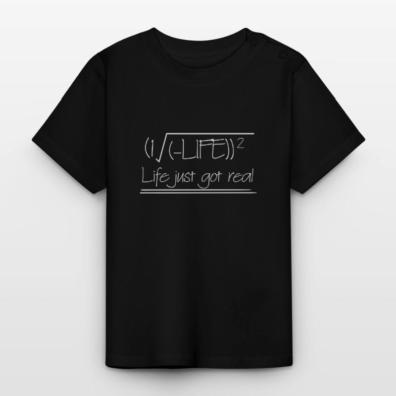 Maths - Mathematik - Physics Baby Bio-T-Shirt mit Rundhals