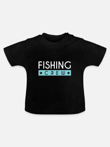 Fishing Crew - Baby Bio-T-Shirt mit Rundhals - Schwarz