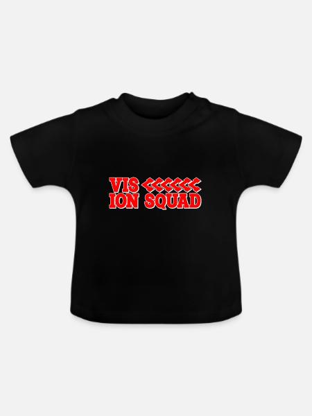 Vision Squad 5 - Baby Bio-T-Shirt mit Rundhals - Schwarz