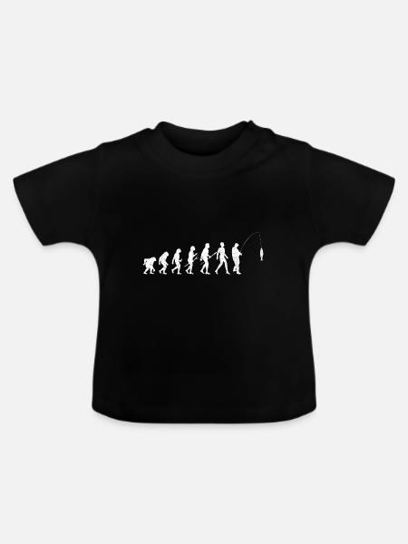 Pêche pêche - T-shirt bio col rond Bébé - noir