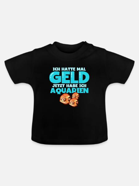 Aquarianer - Baby Bio-T-Shirt mit Rundhals - Schwarz