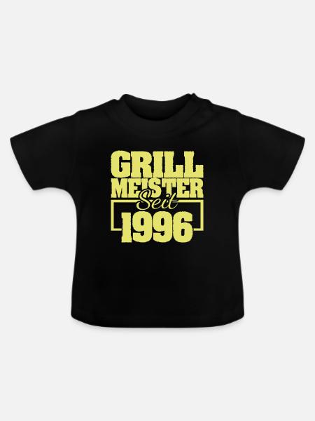 Sommerfest 1996 - Baby Bio-T-Shirt mit Rundhals - Schwarz