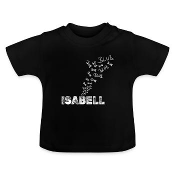 Boat Isabell - Baby Organic T-Shirt with Round Neck - black - Front
