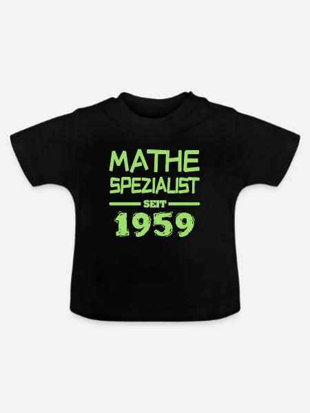1959 1959 - Baby Bio-T-Shirt mit Rundhals - Schwarz