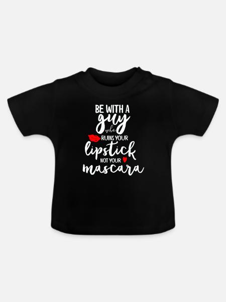 Lustige Sprüche Geschenkidee - Baby Bio-T-Shirt mit Rundhals - Schwarz
