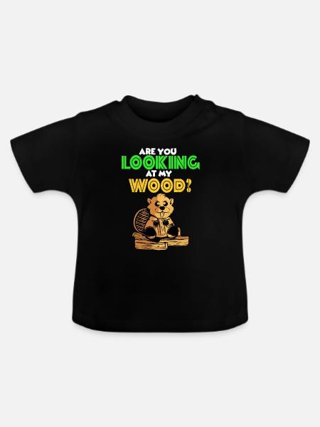 Biber - Baby Bio-T-Shirt mit Rundhals - Schwarz