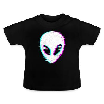 Aliens - Baby Bio-T-Shirt mit Rundhals - Schwarz - Vorne