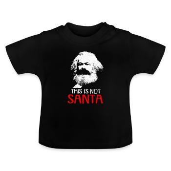 Communisme - T-shirt bio col rond Bébé - noir - Devant