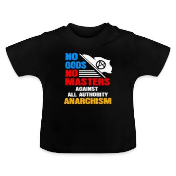 Communisme - T-shirt bio col rond Bébé - noir - Devant