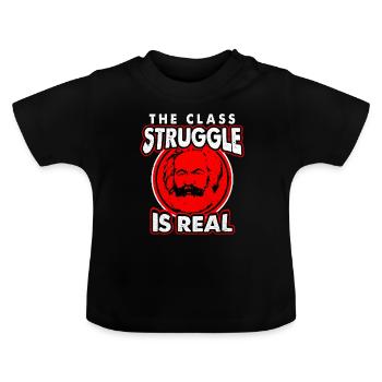Communisme - T-shirt bio col rond Bébé - noir - Devant