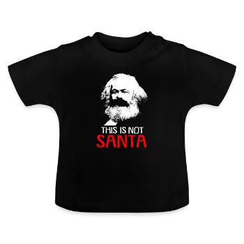 Communisme Lénine Marx Lutte des classes social - T-shirt bio col rond Bébé - noir - Devant