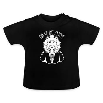 Communisme Lénine Marx Lutte des classes social - T-shirt bio col rond Bébé - noir - Devant