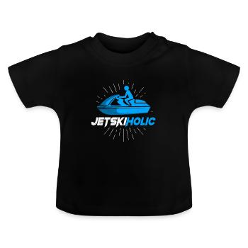 Jetski - Baby Bio-T-Shirt mit Rundhals - Schwarz - Vorne